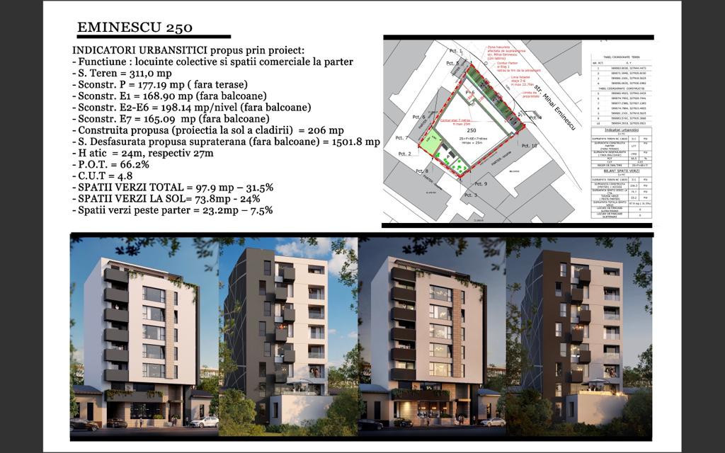 Complex Rezidential nou construit in Strada Eminescu nr 250 