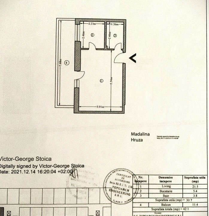 Grasoniera spatioasa 42 mp-Delta Vacaresti-New World Residence