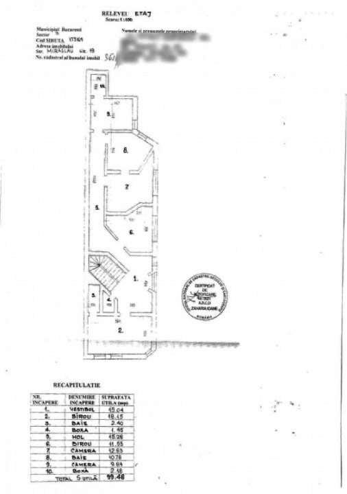 Vanzare Casa Pentru birouri Metrou Timpuri Noi, 425.000 euro + TVA