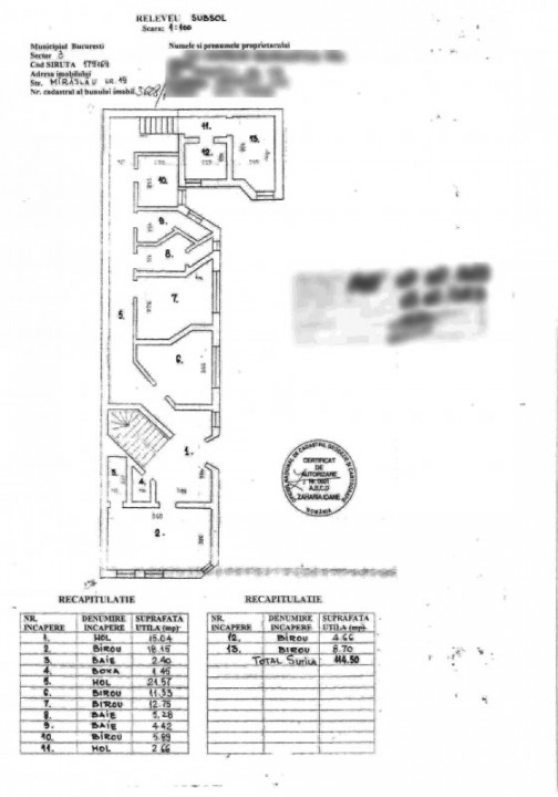 Vanzare Casa Pentru birouri Metrou Timpuri Noi, 425.000 euro + TVA