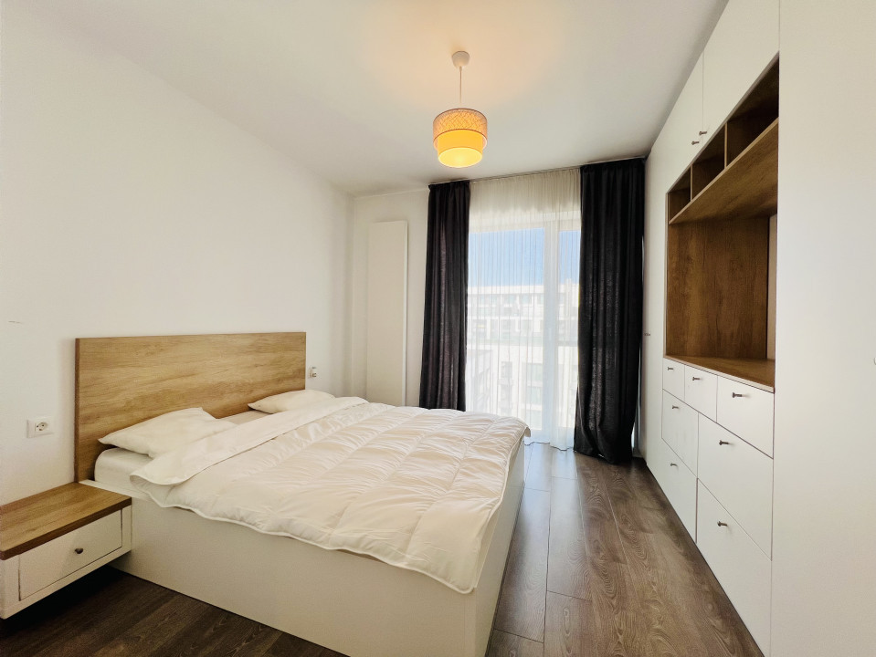 Apartament spatios cu  2 camere in Cloud 9 Pipera cu Vedere Panoramica + Parcare