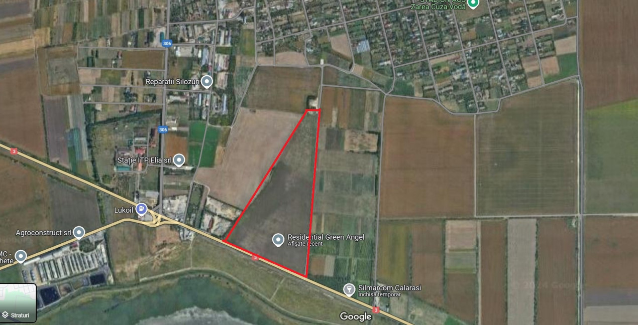 Oportunitate! Teren Intravilan in Calarasi, 12.5 ha, deschidere la DN3