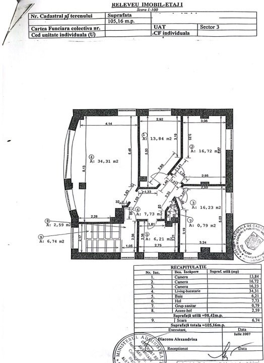 Vila individuala 15 camere - curte totala 300 mp - metrou Mihai Bravu