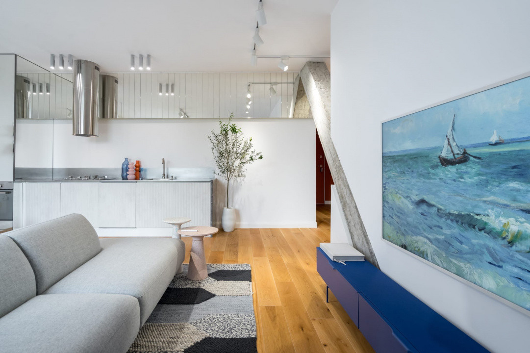 Apartament modern  2 camere de închiriat, parcare proprie, terasa BELAIR Băneasa