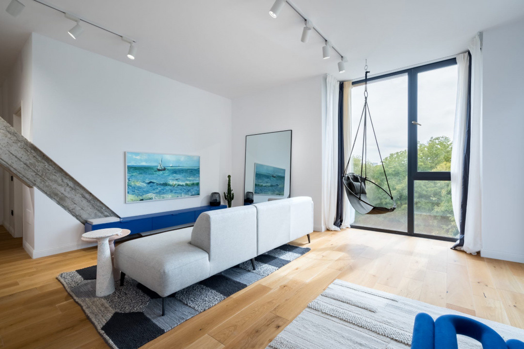 Apartament modern  2 camere de închiriat, parcare proprie, terasa BELAIR Băneasa