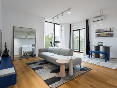 Apartament modern  2 camere de închiriat, parcare proprie, terasa BELAIR Băneasa