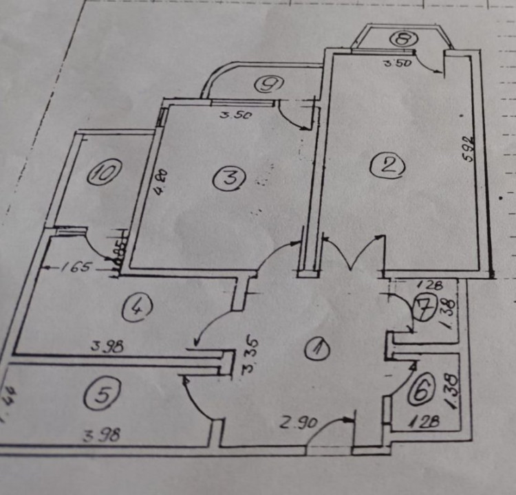 Apartament 2 camere 71mp Piata Alba Iulia-Zepter