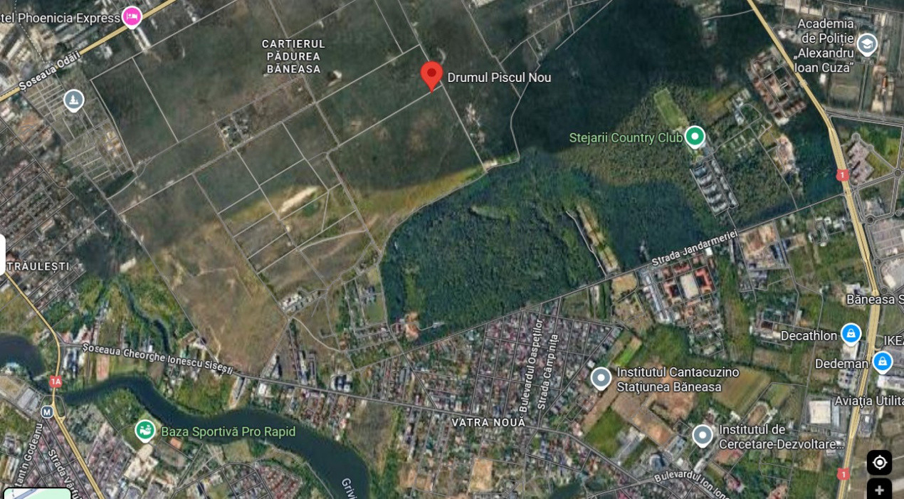 Teren Intravilan  in Bucuresti sector 1, Piscu Nou 190D