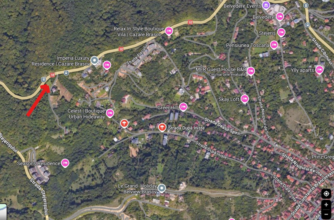 Teren in Drumul Poienii,  Brasov cu deschidere la 2 strazi