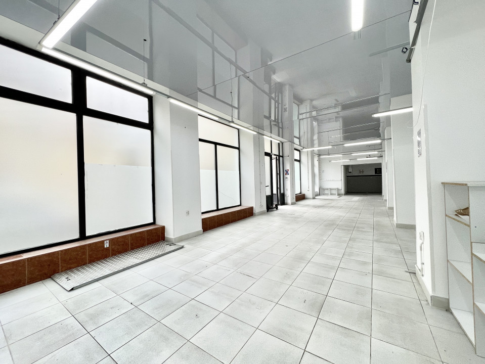 Spatiu comercial situat central, cu vitrina & vizibilitate. Ideal Investitie 