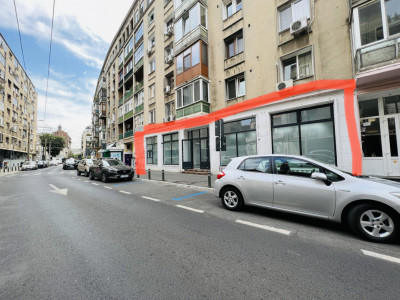 Spatiu comercial situat central, cu vitrina & vizibilitate. Ideal Investitie 