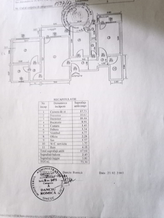  De Vanzare Apartament 3 Camere Rahova  Stradal, Vedere Spate, Anvelopat