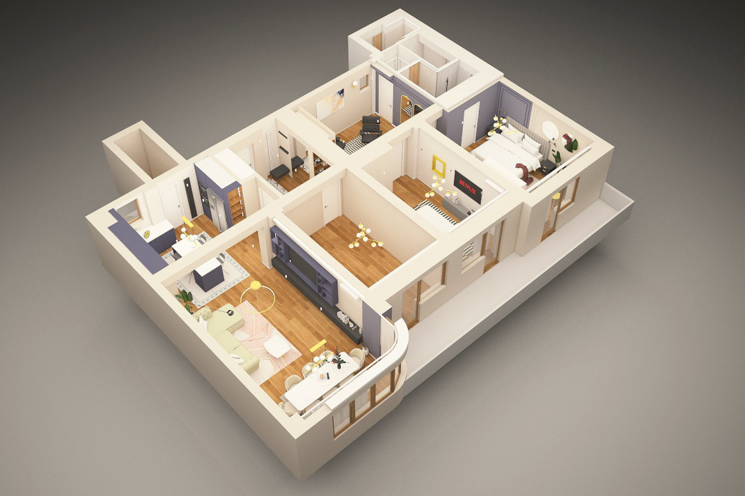 Apartament Premium Charles Gaulle 4 camere 