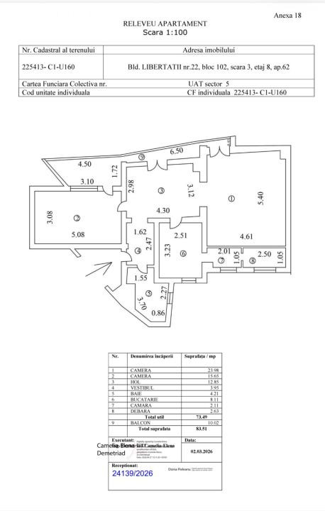 Apartament generos in Bdul Libertatii-Parc Izvor *Pret Atractiv*