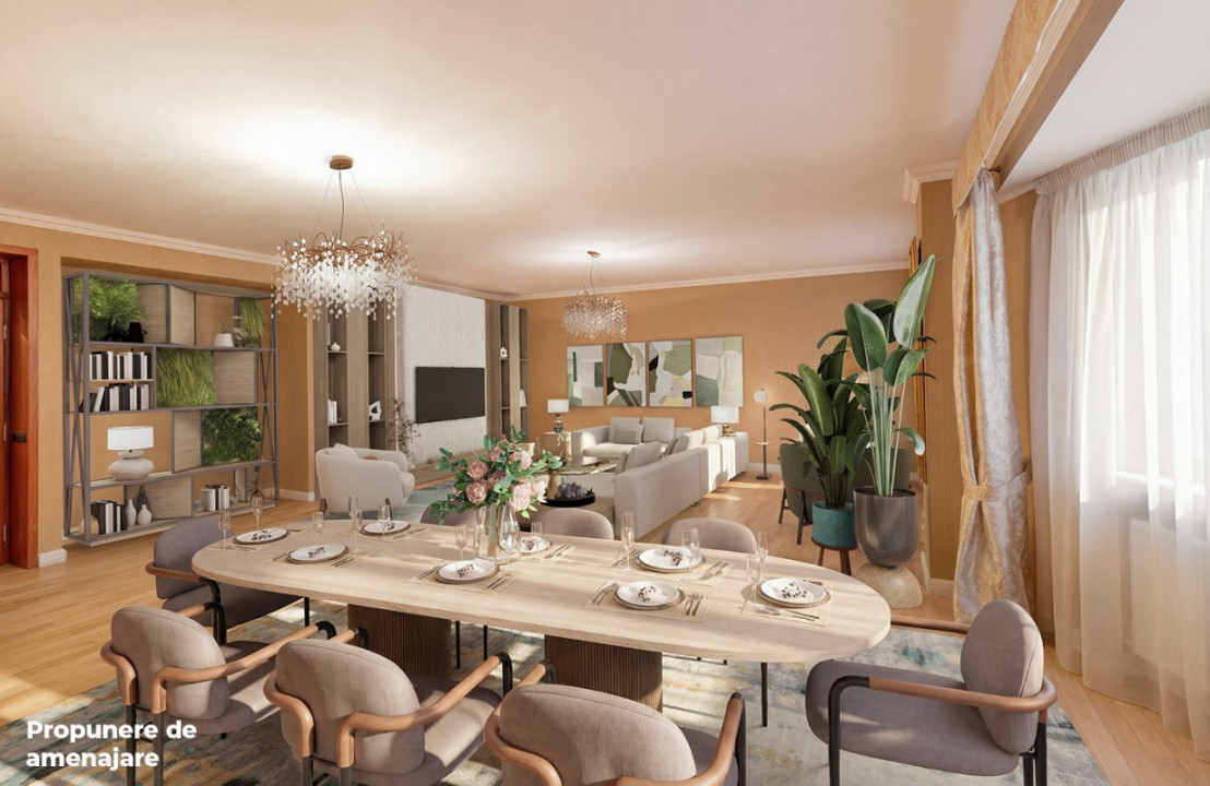Vezi Parcul Kiseleff! Apartament spectaculos, 4 camere, 175mp