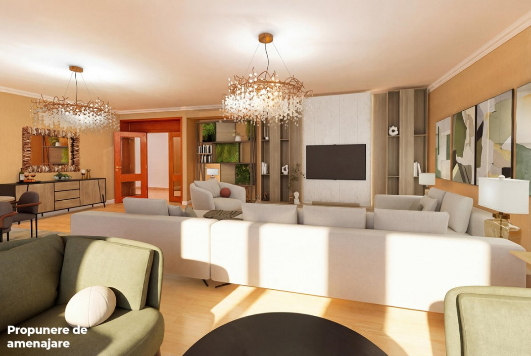 Vezi Parcul Kiseleff! Apartament spectaculos, 4 camere, 175mp