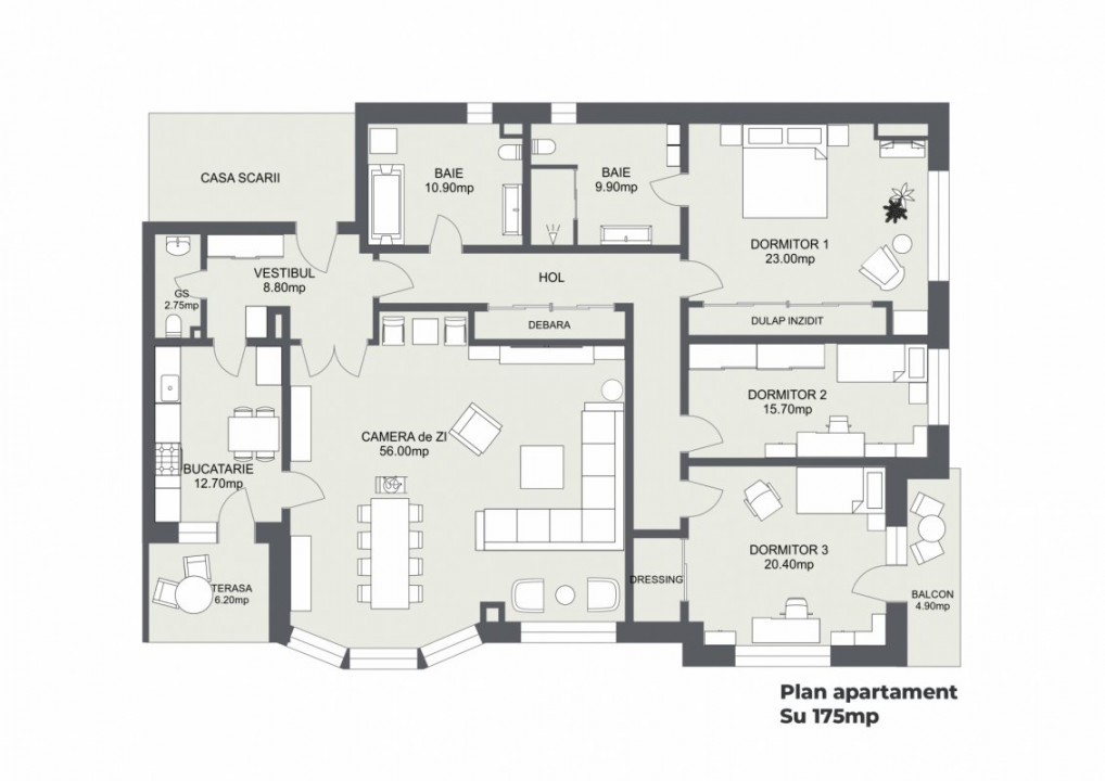 Vezi Parcul Kiseleff! Apartament spectaculos, 4 camere, 175mp