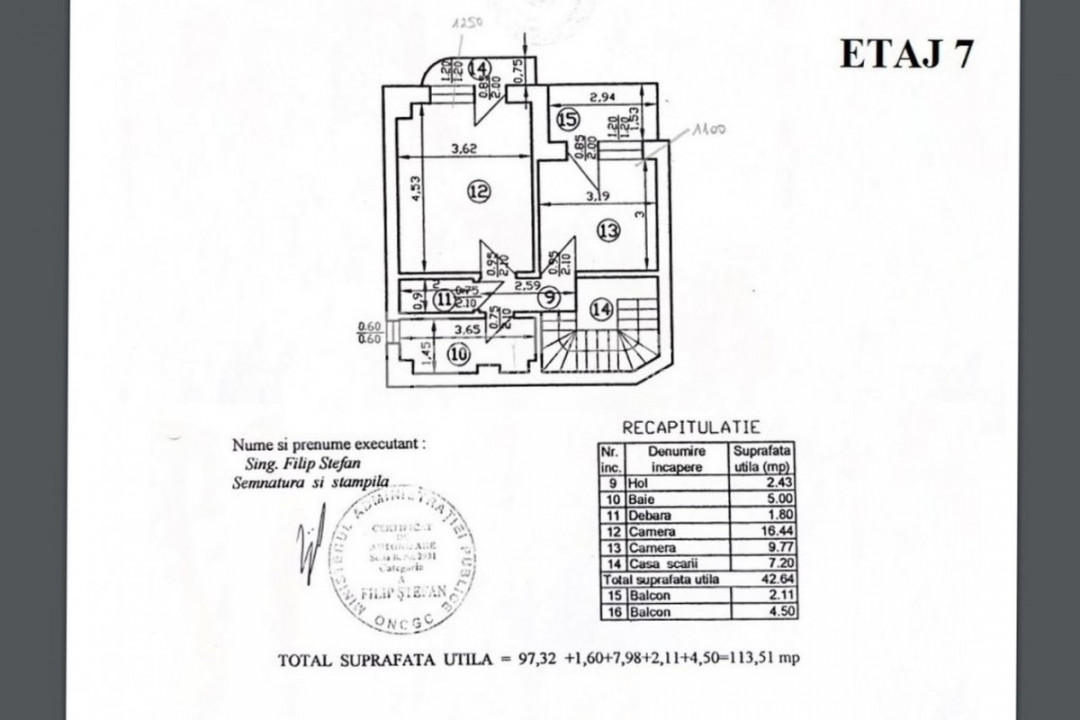 Vanzare apartament Duplex 4 camere Bulevardul Uniri nr.12
