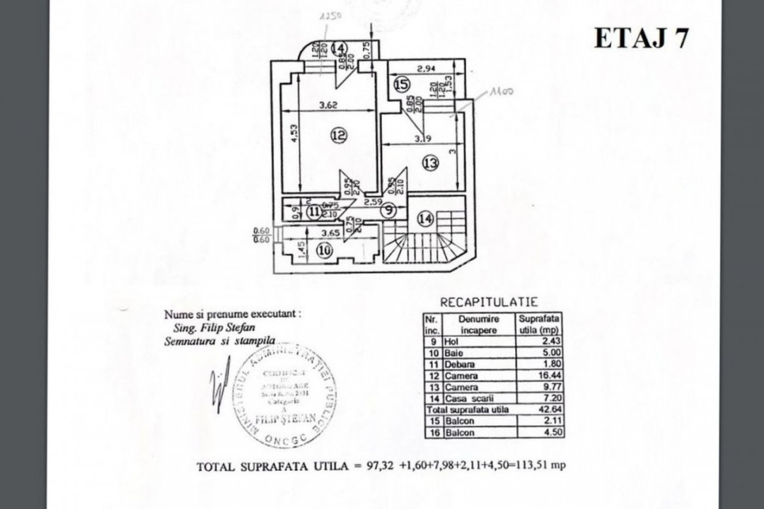 Vanzare apartament Duplex 4 camere Bulevardul Uniri nr.12
