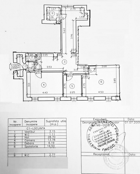 Str Washington, spațiu pretabil cabinet, salon, birou