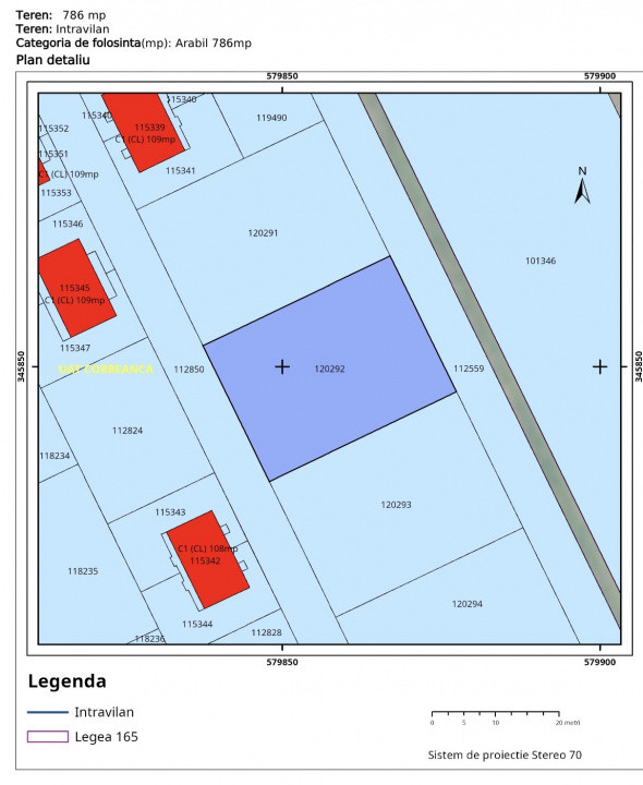 Teren INTRAVILAN CORBEANCA-OSTRATU