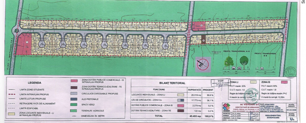 Frumusani-Pasarea '70 loturi cu drum într-o zona in dezvoltare 