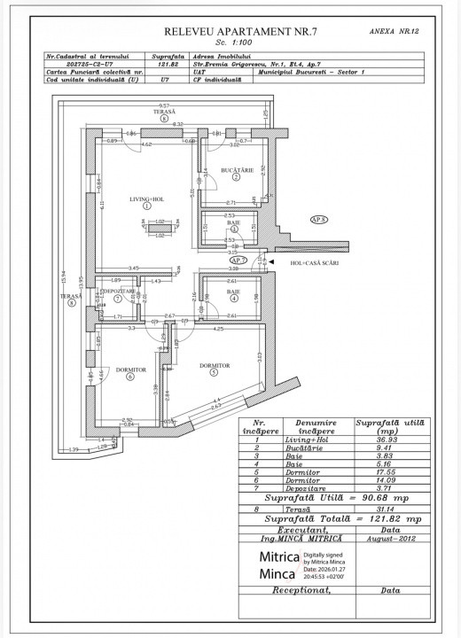 Apartament spațios parcul Grădina Icoanei