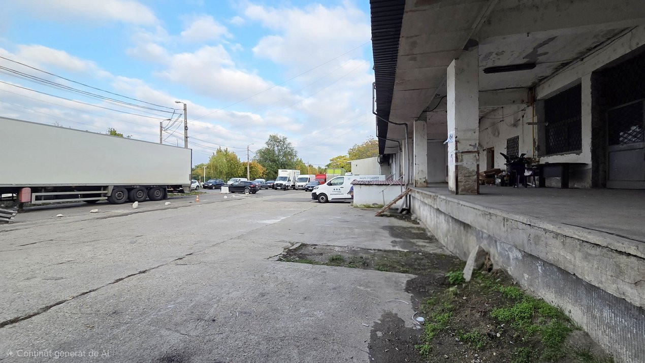 Spatiu de vanzare 1590 mp acces TIR Pantelimon Piata Delfinului