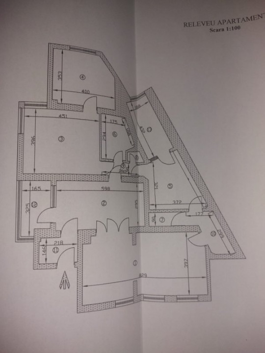 PARTER înalt în imobil ART DECO - PIAȚA SPANIEI