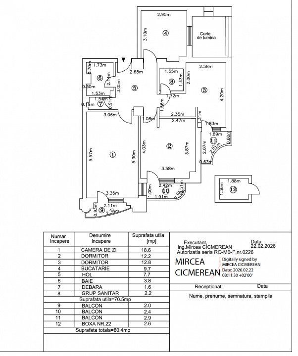 3 camere Piața Unirii | vedere deschisă către Dâmbovița | 2 băi | 3 balcoane