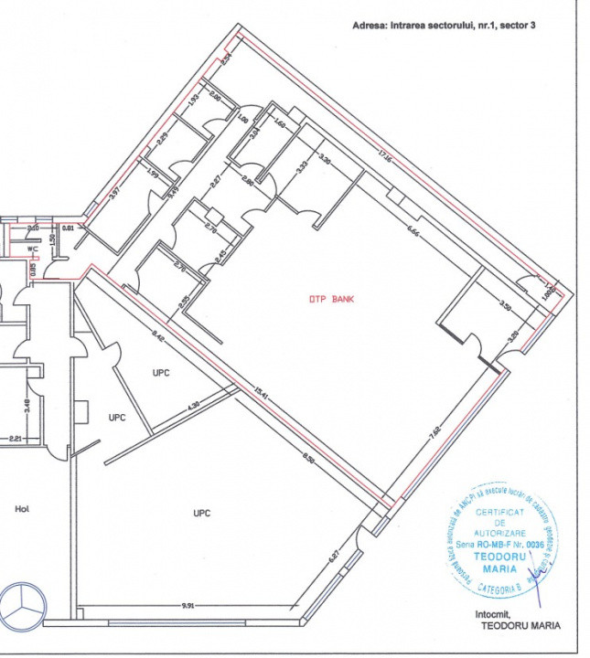 Spatiu comercial Piata Muncii-Registrul Comertului- Fostul OTP Bank