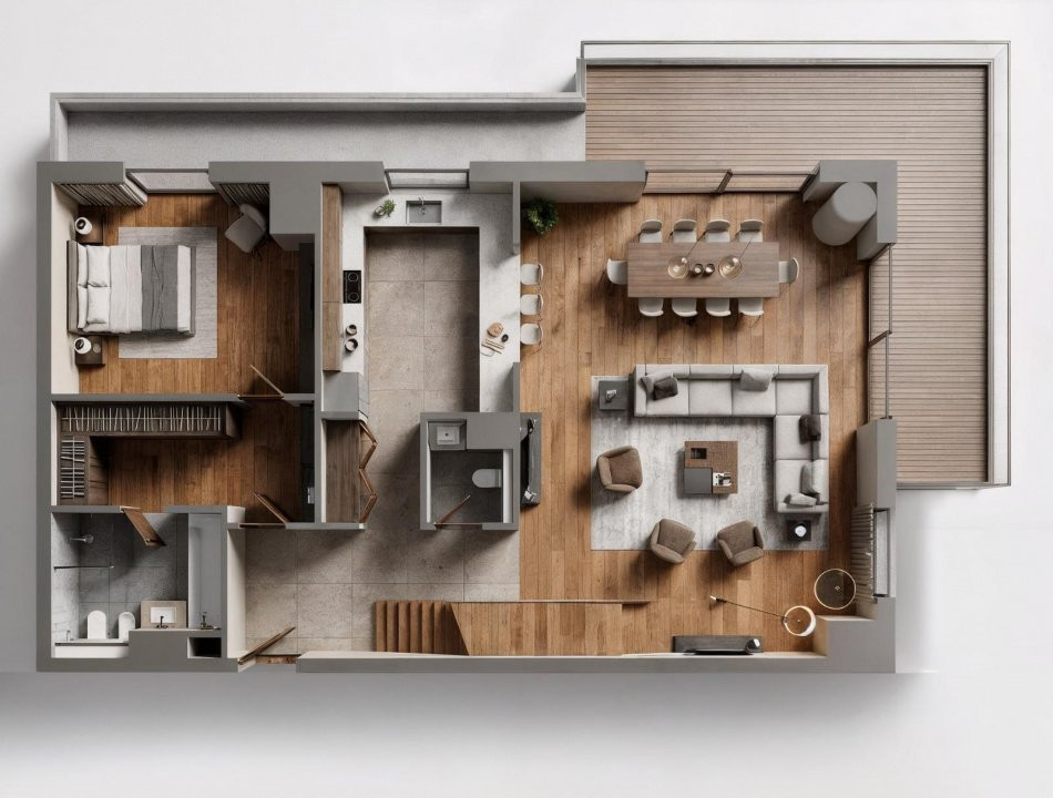 Penthouse UP-site | Et. 11-12 | 4 camere | Promenada | Floreasca