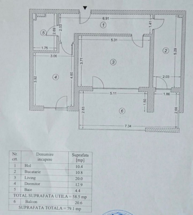 Apartament 2 Camere GALAXY - Terasa 20 MP