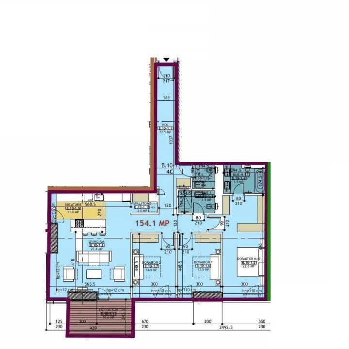 Panoramic View 16 Floor • 4 Rooms 154SQM • One Verdi Park • Floreasca