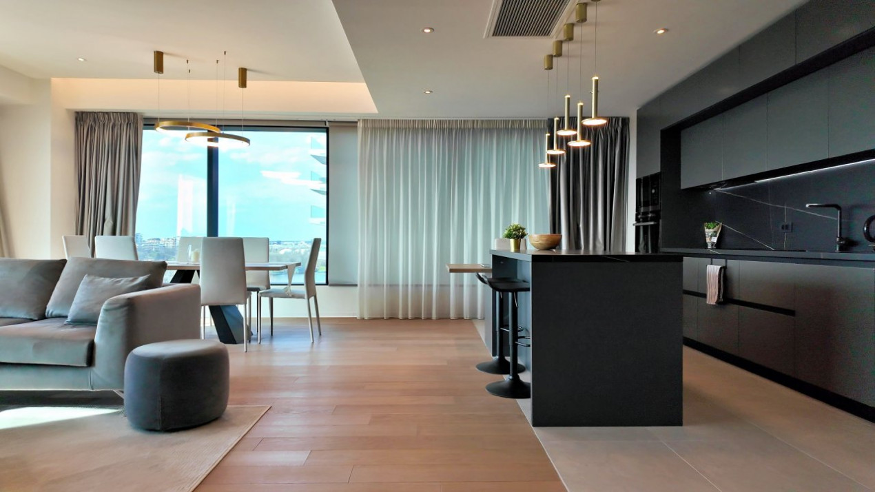 One Mircea Eliade - Floreasca | 4 Rooms + Terrace Open View | Lemon Design