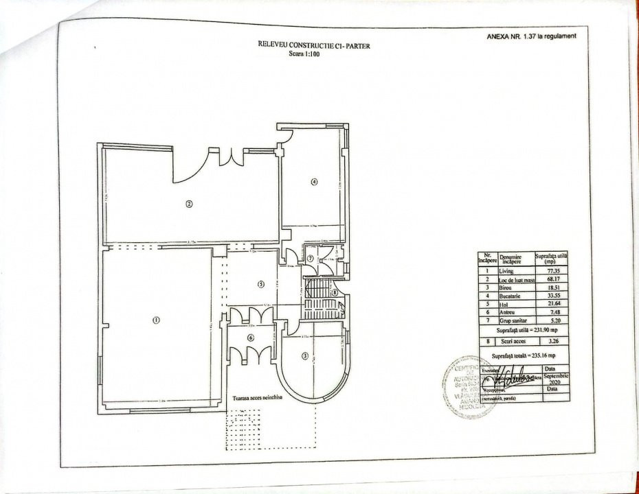 Casă individuală cu arhitectură deosebită și potențial investițional