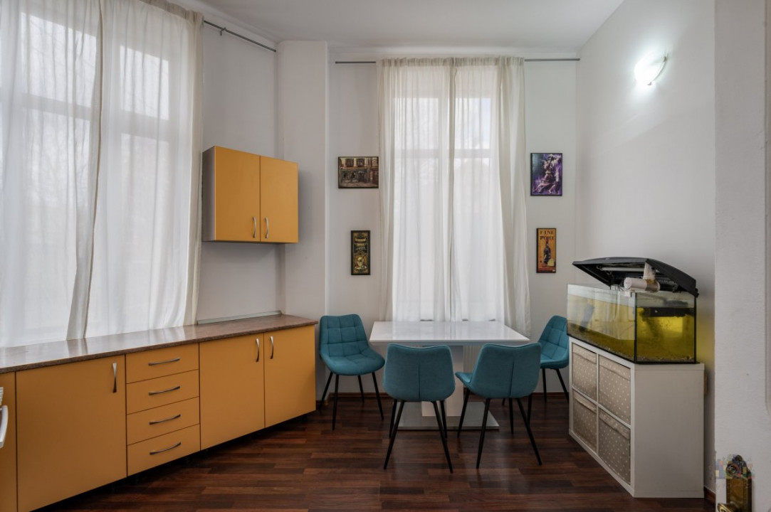 Business cu identitate: Apartament Unirii , demisol, parter si curte accesibila