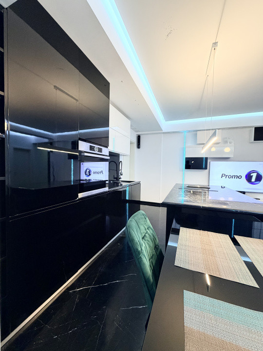 Apartament frumos amenajat de inchiriat cu centrala si parcare 