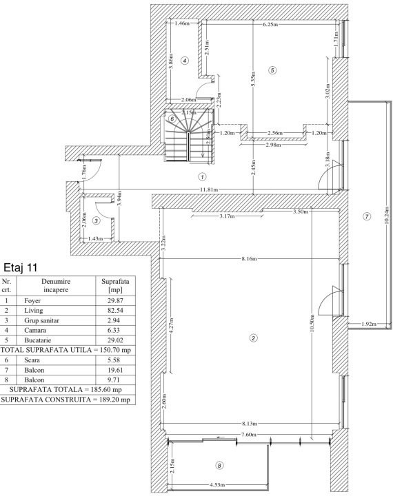 Duplex 4 camere 372 mp în ONE Herastrau Towers