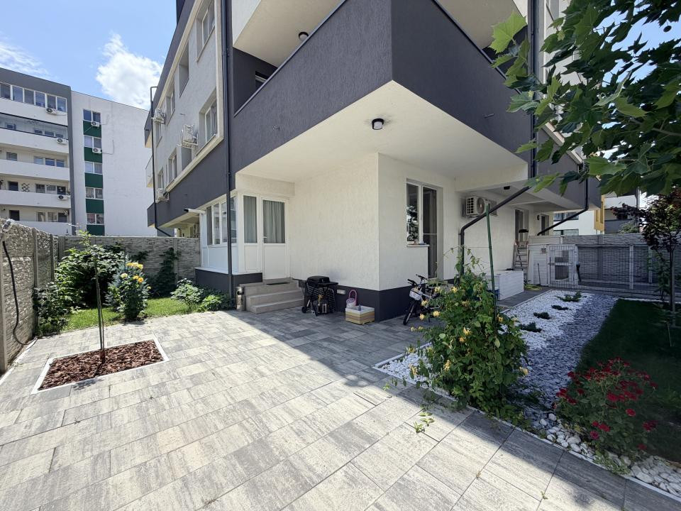 Apartament 3 camere + grădină + 2 locuri parcare 