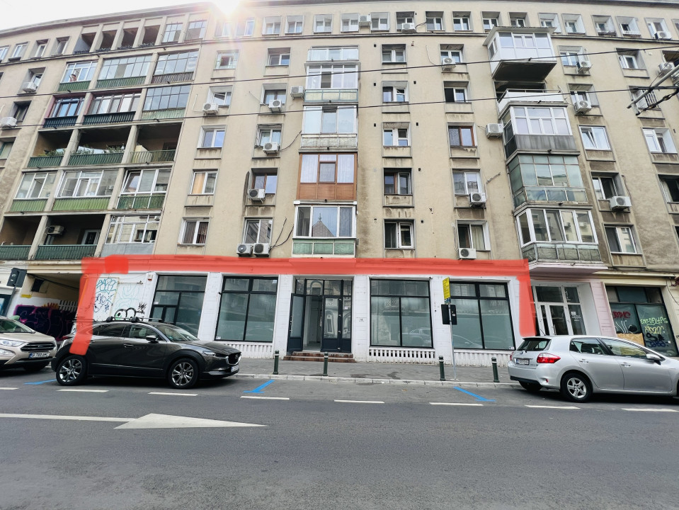 Spatiu comercial situat central, cu vitrina & vizibilitate. Ideal Investitie 