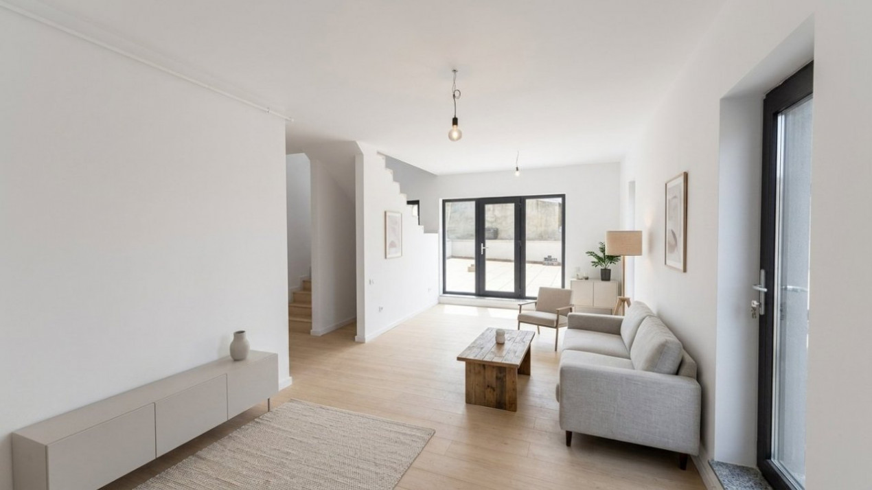 Duplex de lux cu terasa uriasa de 86 mp in zona Nerva Traian - Timpuri Noi