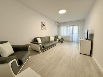 Apartament bloc nou, centrală pe gaz, balcon, terasa