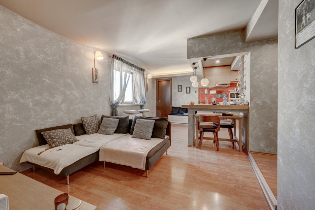 UNIRII- COPOSU – 2 CAMERE, 53 MP TOTAL, CENTRALA PROPRIE, DOUA BALCOANE!