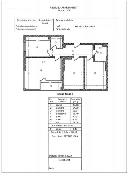 Apartament 3 camere de vânzare | Complex Splaiul Unirii 219 | Metrou Mihai Bravu
