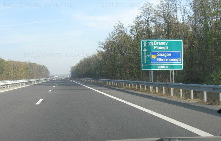  Teren 13Ha Autostrada A3 Bucuresti-Brasov , Exit Snagov Ghermanesti  