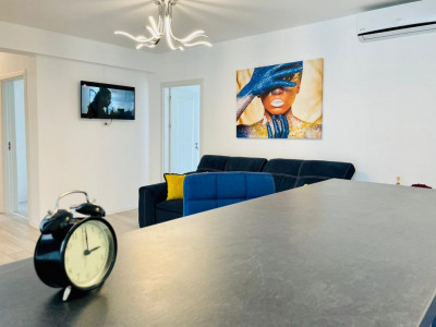 Apartament cu 3 camere complet mobilat si utilat 